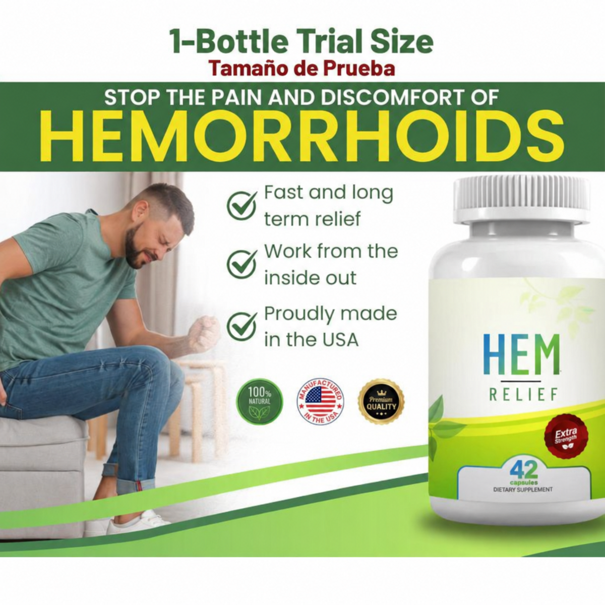 Alivio de las hemorroides